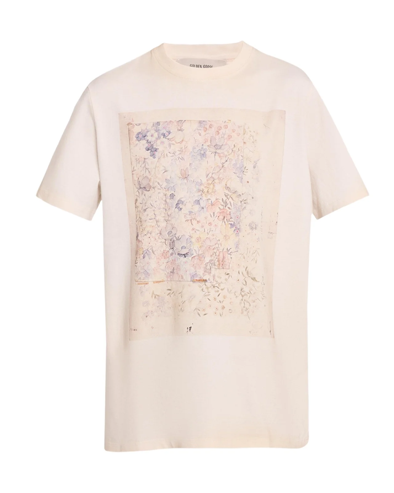 Golden Goose Journey Floral Print Crewneck T-Shirt