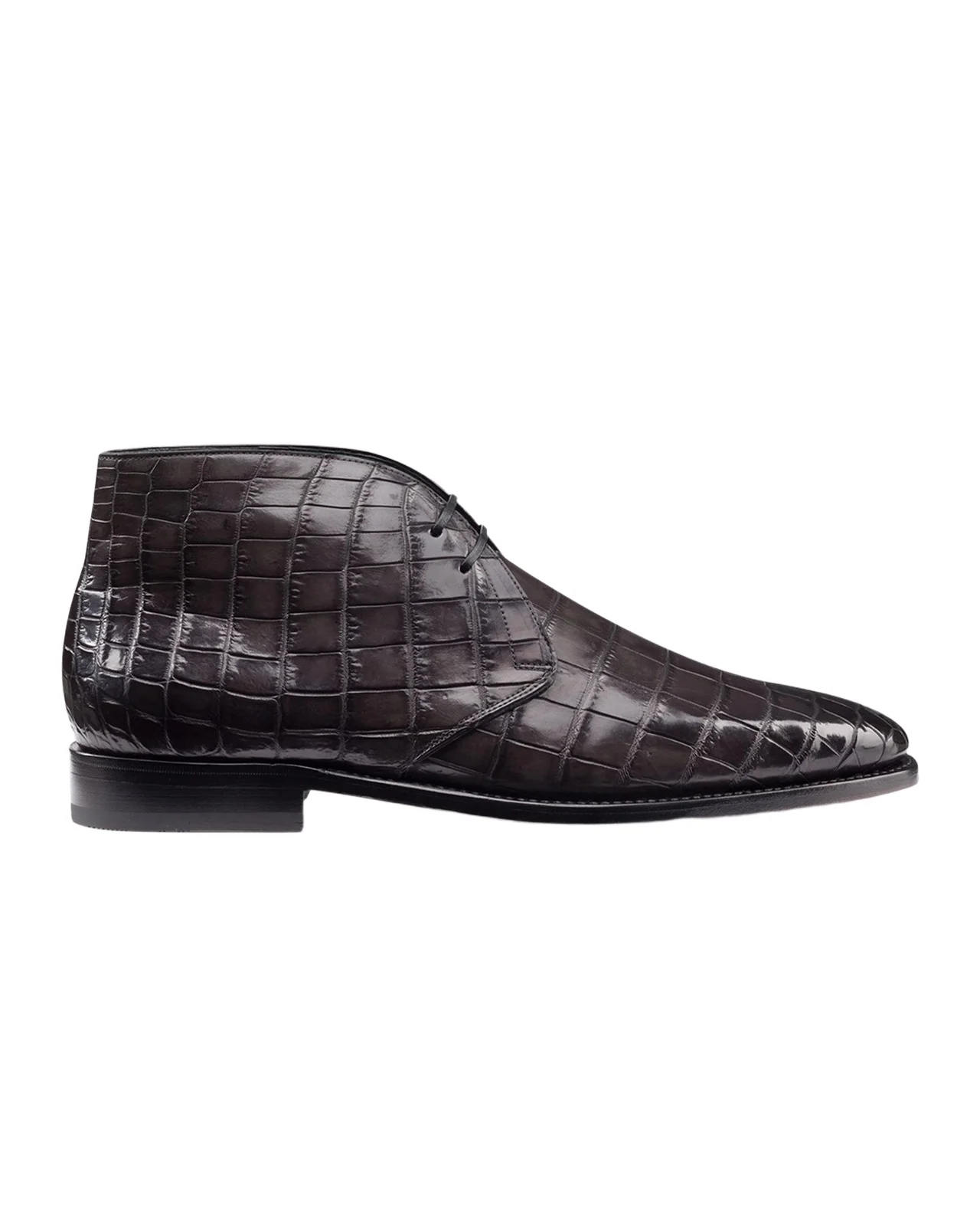 Stefano Ricci Men's Crocodile Leather Chukka Boots