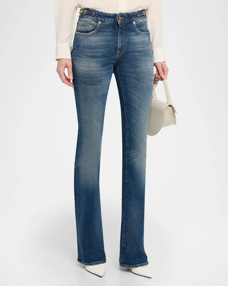 Golden Goose Journey Ophelia Bootcut Chain Jeans | Thumbnail 4 Golden Goose Journey Ophelia Bootcut Chain Jeans | Thumbnail 4
