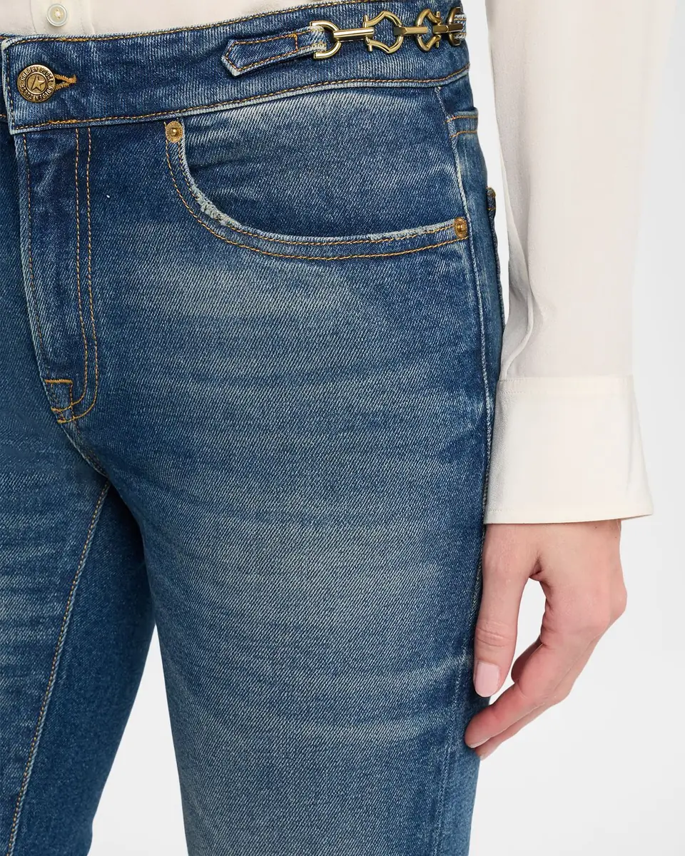 Golden Goose Journey Ophelia Bootcut Chain Jeans | Thumbnail 5 Golden Goose Journey Ophelia Bootcut Chain Jeans | Thumbnail 5