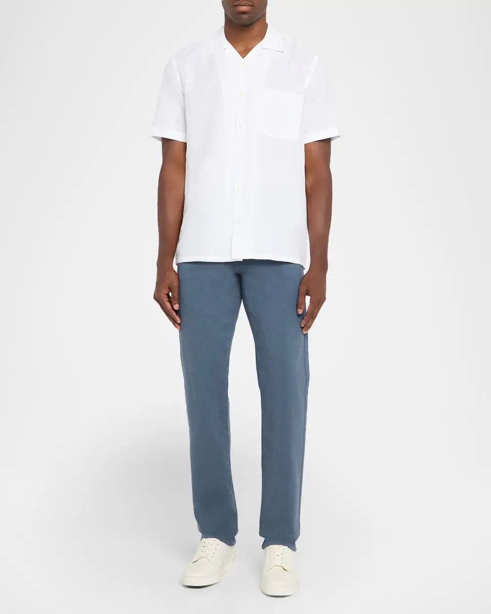 Canali Men's Cotton-Stretch Trim Fit Five-Pocket Pants | Thumbnail 2 Canali Men's Cotton-Stretch Trim Fit Five-Pocket Pants | Thumbnail 2