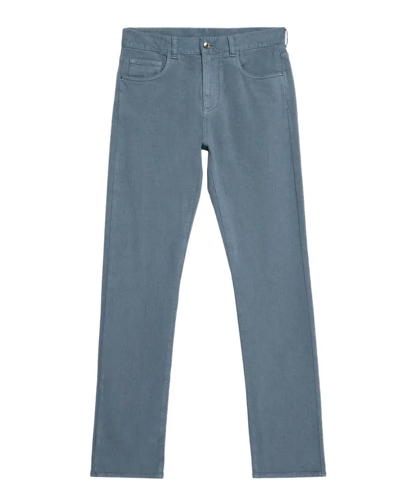 Canali Men's Cotton-Stretch Trim Fit Five-Pocket Pants | Image 1 Canali Men's Cotton-Stretch Trim Fit Five-Pocket Pants | Image 1
