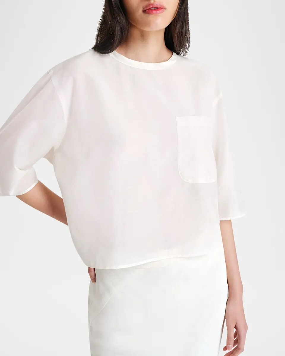 TWP New Ex Semi-Sheer Tee | Thumbnail 4 TWP New Ex Semi-Sheer Tee | Thumbnail 4