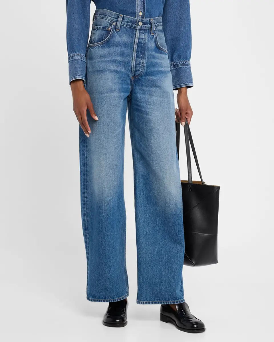Good Work by Argent x Citizens of Humanity Ayla Baggy Straight-Leg Cotton Denim Jeans | Thumbnail 4 Good Work by Argent x Citizens of Humanity Ayla Baggy Straight-Leg Cotton Denim Jeans | Thumbnail 4