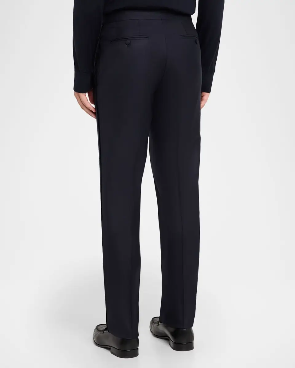Stefano Ricci Men's Slim Wool Trousers | Thumbnail 2