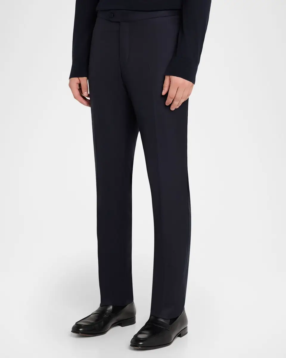 Stefano Ricci Men's Slim Wool Trousers | Thumbnail 3