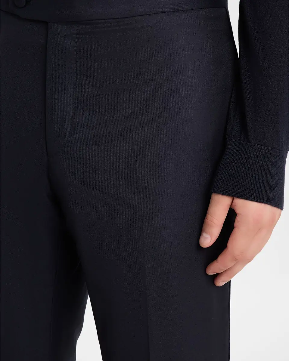 Stefano Ricci Men's Slim Wool Trousers | Thumbnail 4