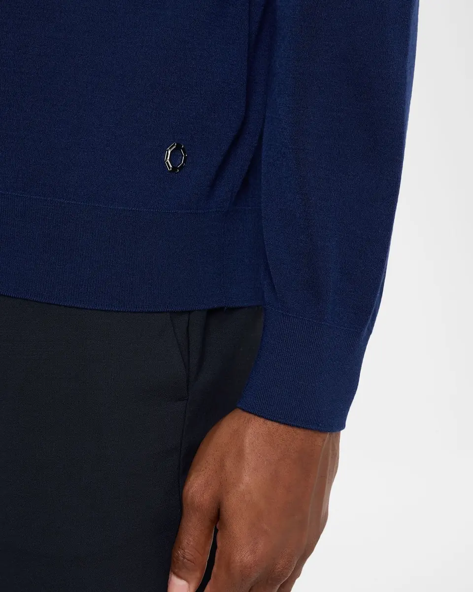 Stefano Ricci Men's Cashmere Quarter-Zip Polo Sweater | Thumbnail 12 Stefano Ricci Men's Cashmere Quarter-Zip Polo Sweater | Thumbnail 12