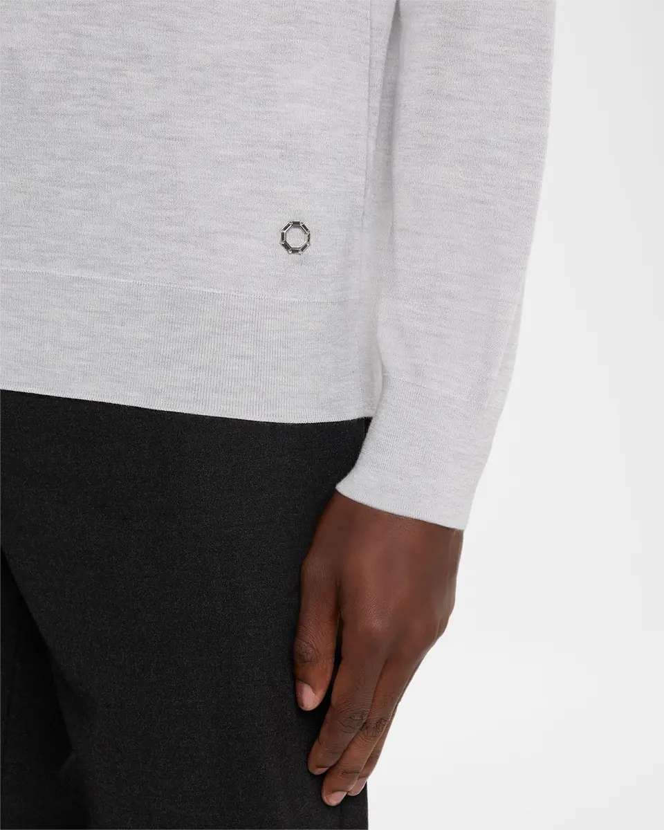 Stefano Ricci Men's Cashmere Quarter-Zip Polo Sweater | Thumbnail 8 Stefano Ricci Men's Cashmere Quarter-Zip Polo Sweater | Thumbnail 8