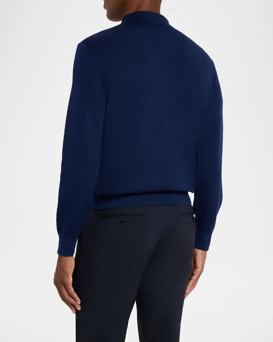 Stefano Ricci Men's Cashmere Quarter-Zip Polo Sweater | Thumbnail 10 Stefano Ricci Men's Cashmere Quarter-Zip Polo Sweater | Thumbnail 10