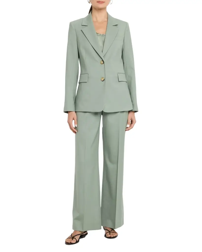 ARGENT Two-Button Seasonless Wool Blazer | Image 1 ARGENT Two-Button Seasonless Wool Blazer | Image 1