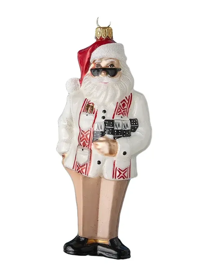 Joy To The World Collectibles Neiman Marcus Florida Santa Christmas Ornament