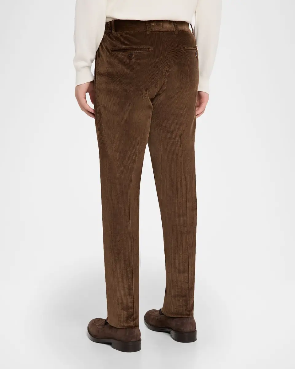 Stefano Ricci Men's Cotton-Blend Corduroy Trousers | Thumbnail 2