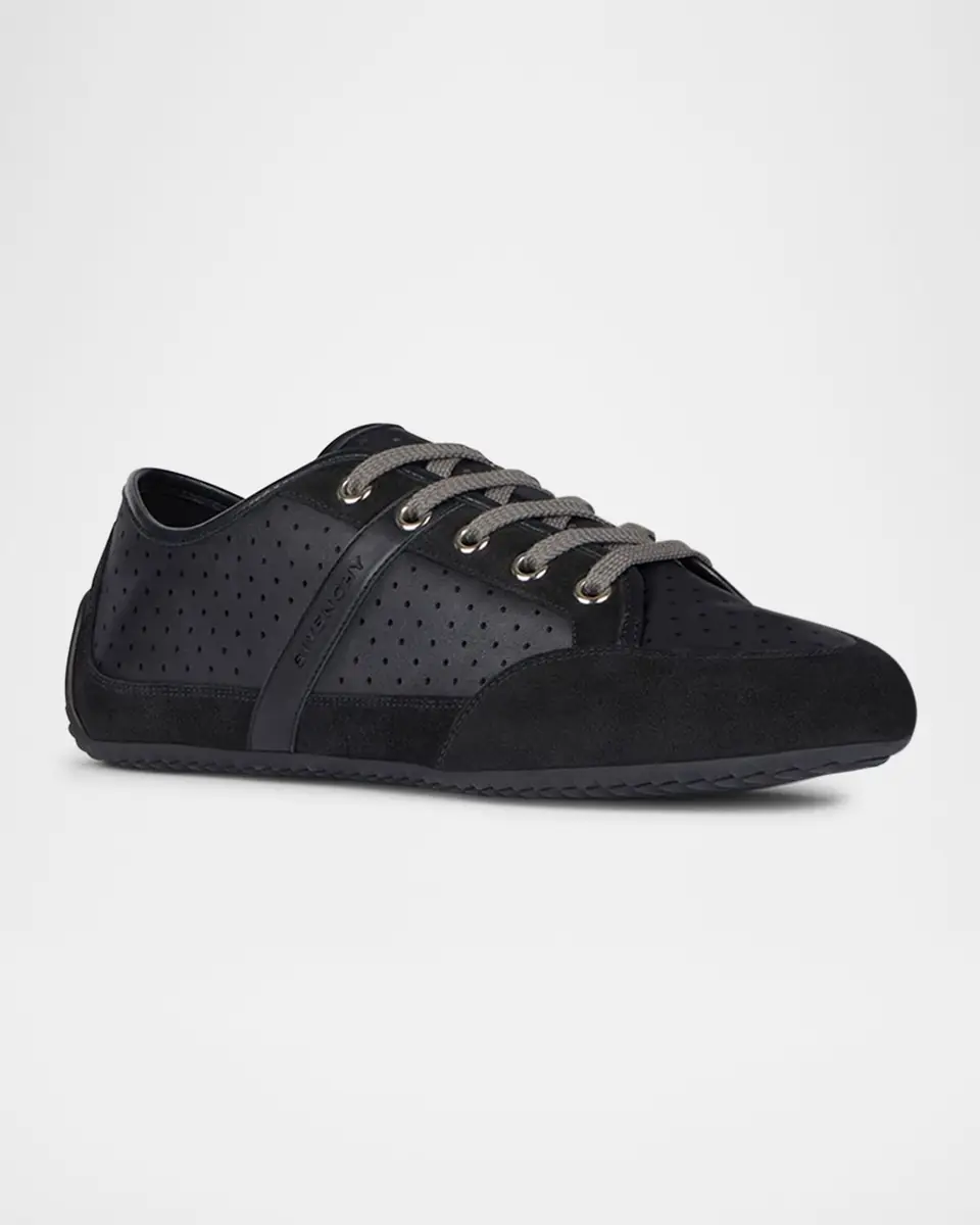 Givenchy Men's Slim Perforated Sneakers | Thumbnail 3