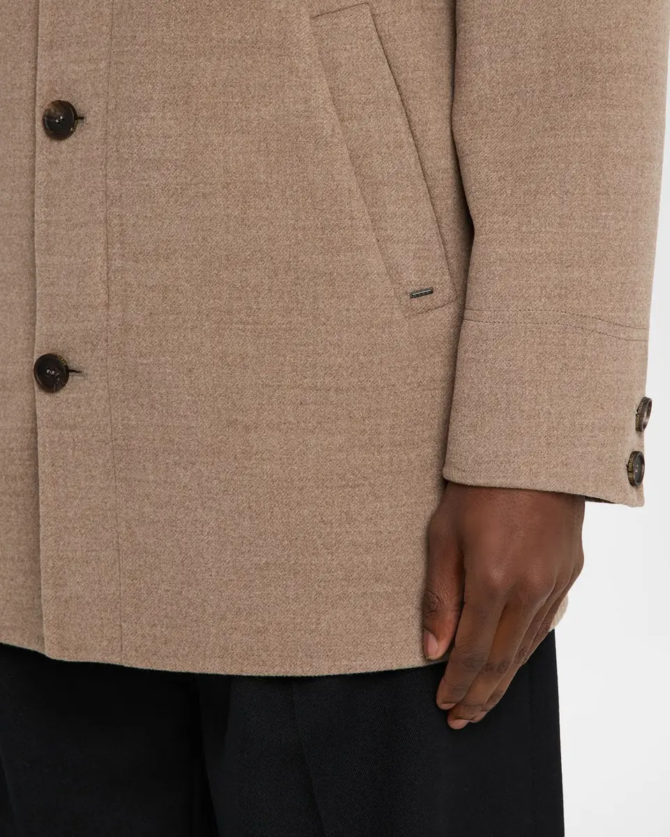 Stefano Ricci Men's Double-Face Wool Hooded Jacket | Thumbnail 5