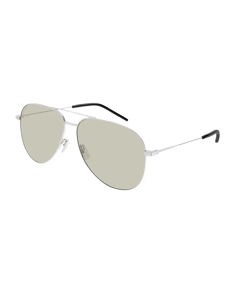Saint Laurent Classic 11 Metal Aviator Sunglasses | Image 1 Saint Laurent Classic 11 Metal Aviator Sunglasses | Image 1