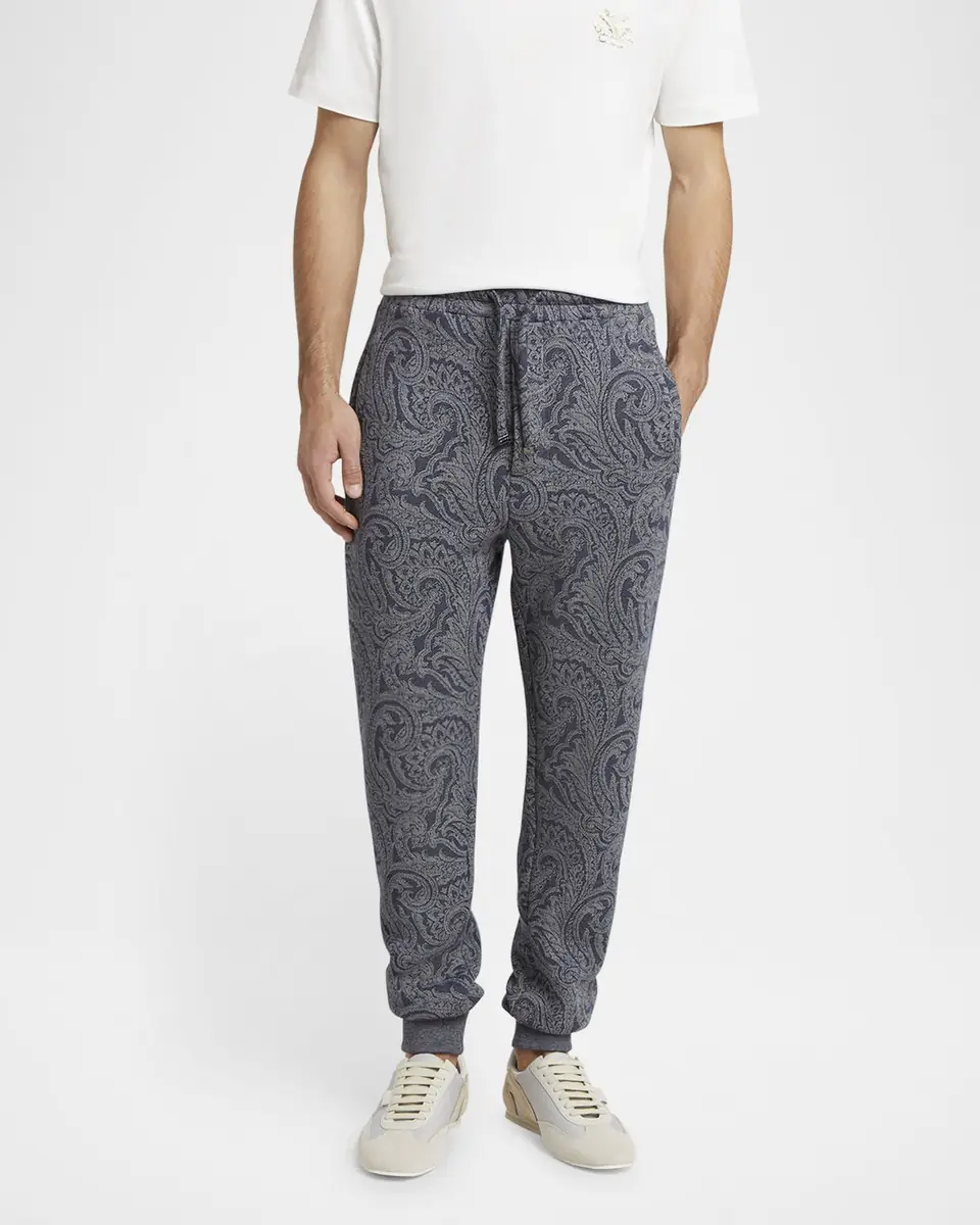 Etro Men's Paisley Sweatpants | Thumbnail 4