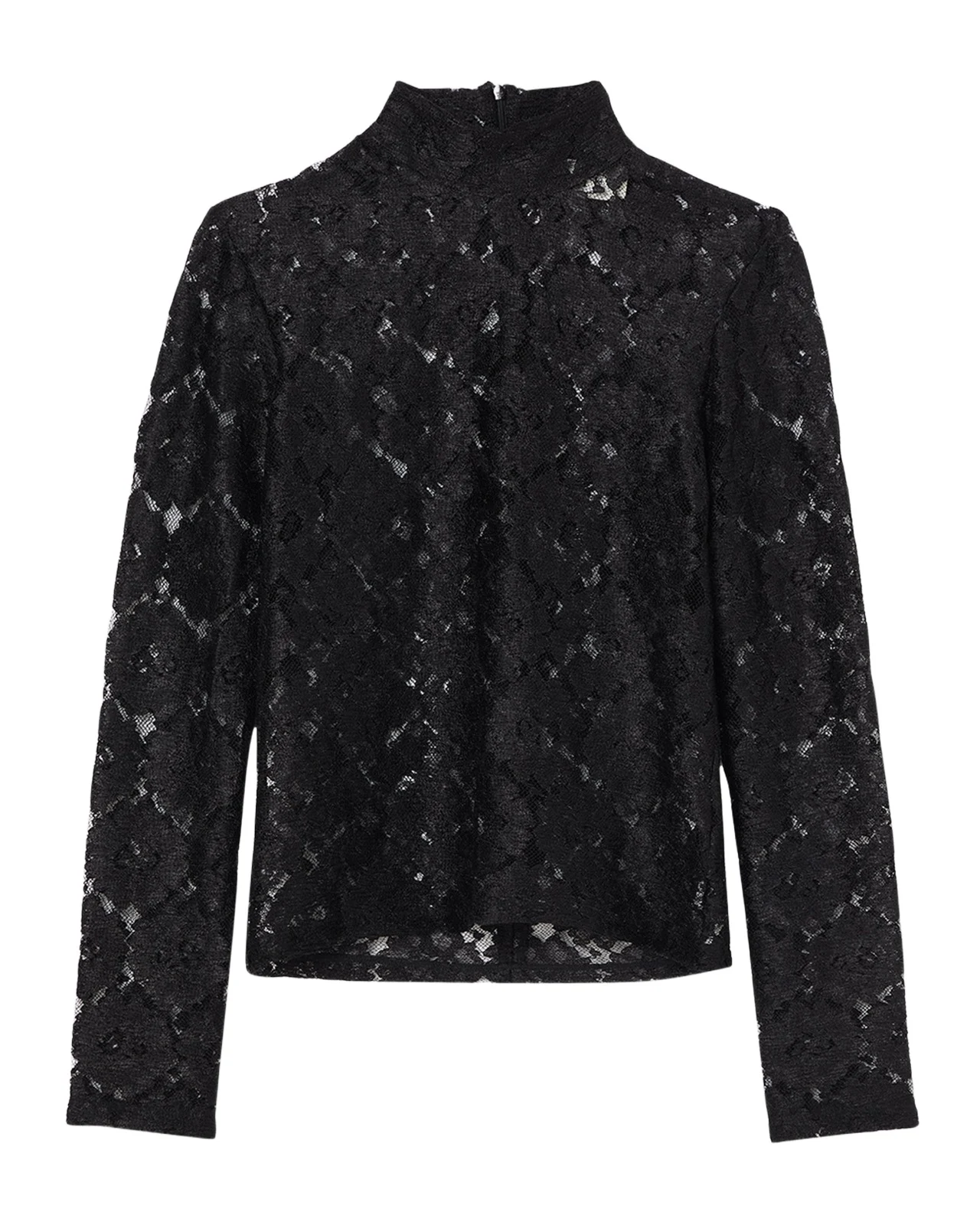 Lace Turtleneck Top Lace Turtleneck Top