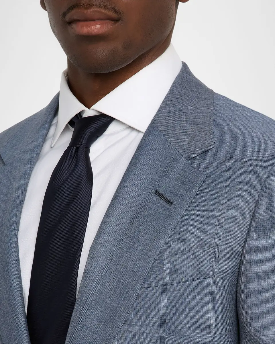 ZEGNA Men's Centoventimila Wool Sharkskin Suit | Thumbnail 5 ZEGNA Men's Centoventimila Wool Sharkskin Suit | Thumbnail 5