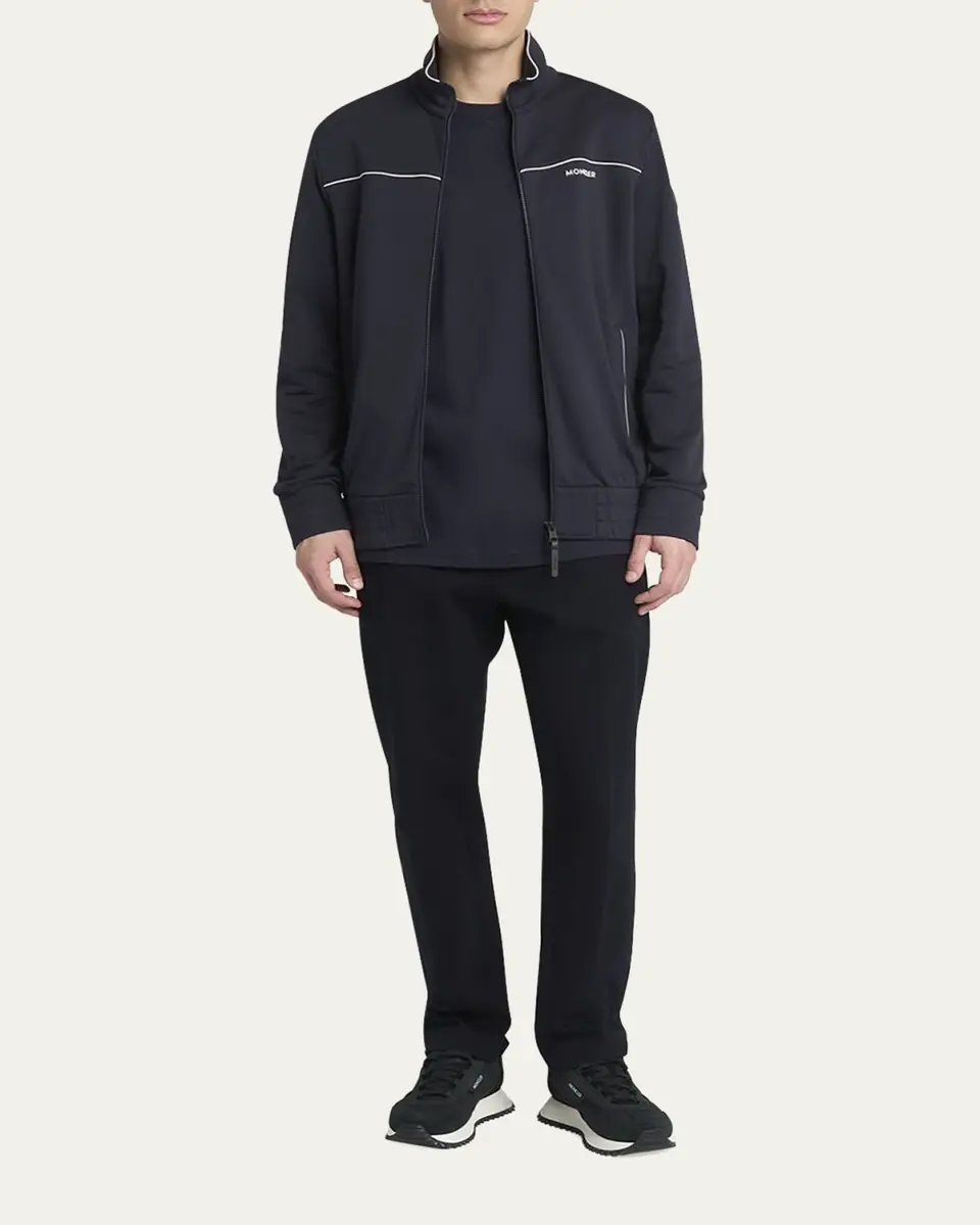 Moncler Men's Fleece Zip Jacket | Thumbnail 2