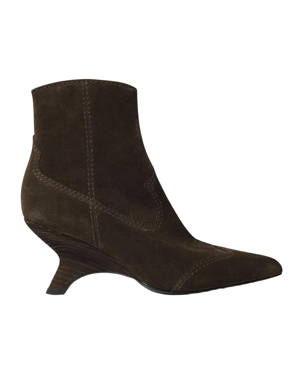 Shadow Suede Western Booties Shadow Suede Western Booties