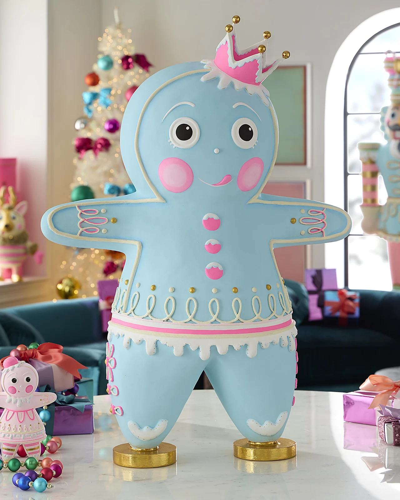 Glitterville The Gingers Dough Figurine Christmas Decoration