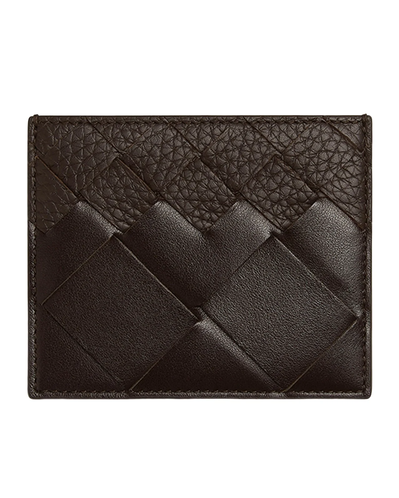 Men's Intrecciato 15 Degrade Leather Card Holder