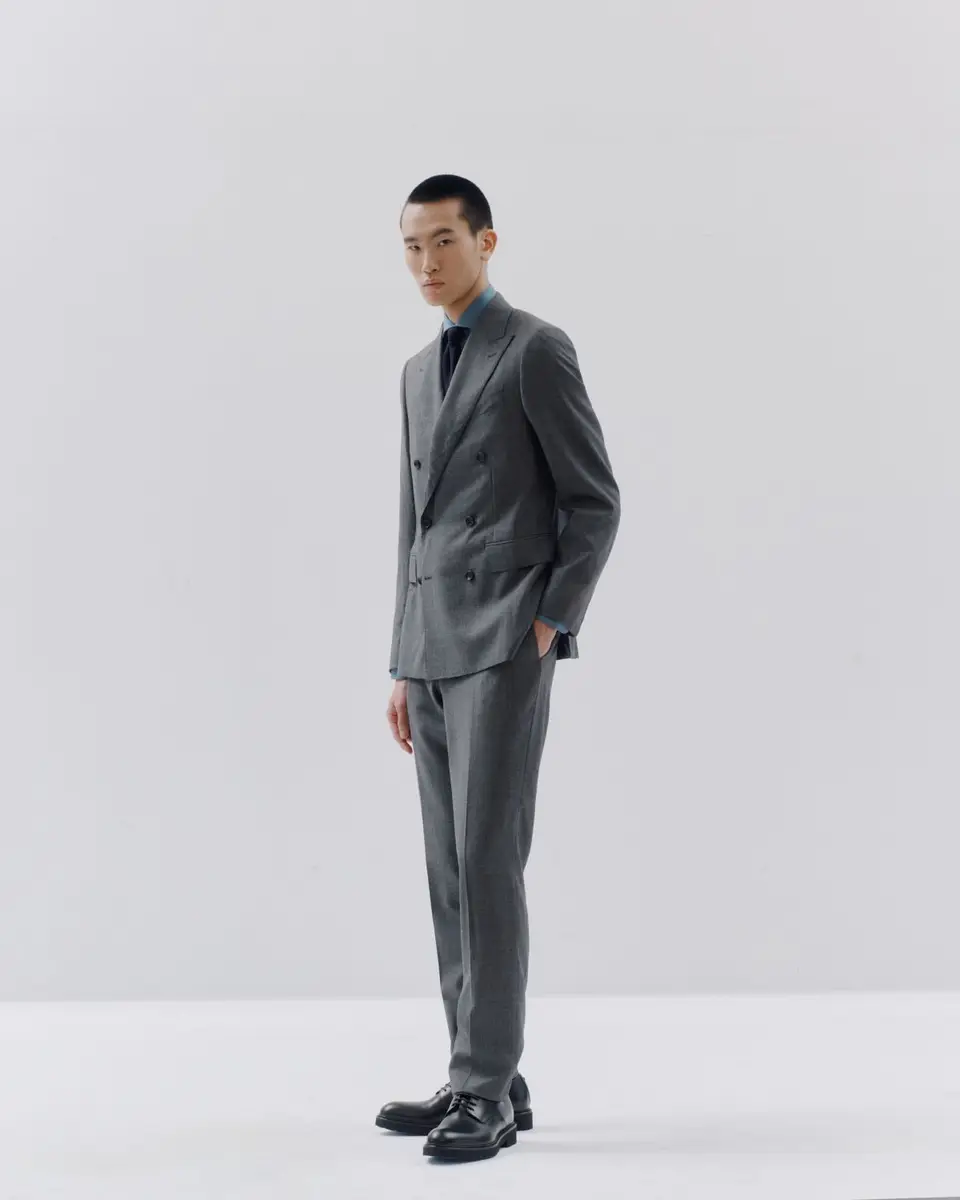 Canali Men's Technical Cotton-Blend Dress Shirt | Thumbnail 3 Canali Men's Technical Cotton-Blend Dress Shirt | Thumbnail 3