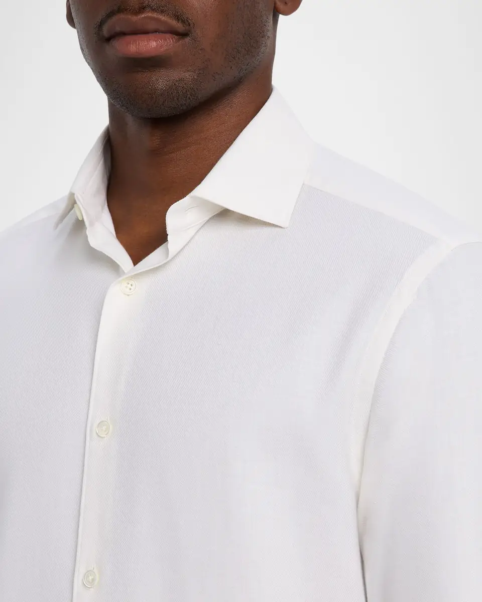 Zegna Men's Cashco Classic-Fit Sport Shirt | Thumbnail 4 Zegna Men's Cashco Classic-Fit Sport Shirt | Thumbnail 4