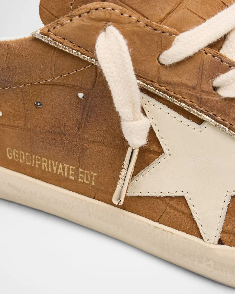 Golden Goose Super-Star Croco Leather Low-Top Sneakers | Thumbnail 5 Golden Goose Super-Star Croco Leather Low-Top Sneakers | Thumbnail 5