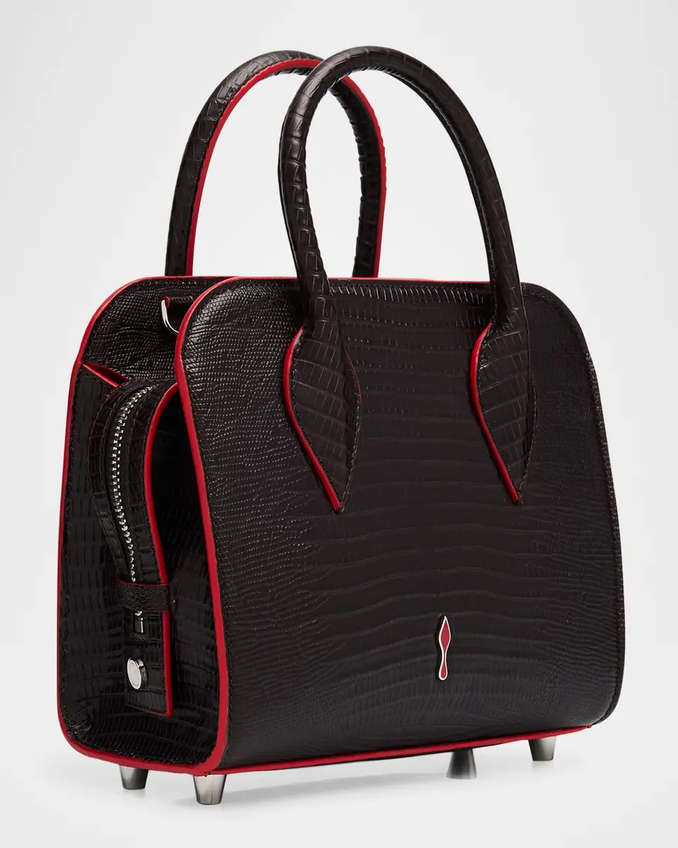 Christian Louboutin Eloise Crossbody Bag in Spiked Lizard-Embossed Leather | Thumbnail 3 Christian Louboutin Eloise Crossbody Bag in Spiked Lizard-Embossed Leather | Thumbnail 3