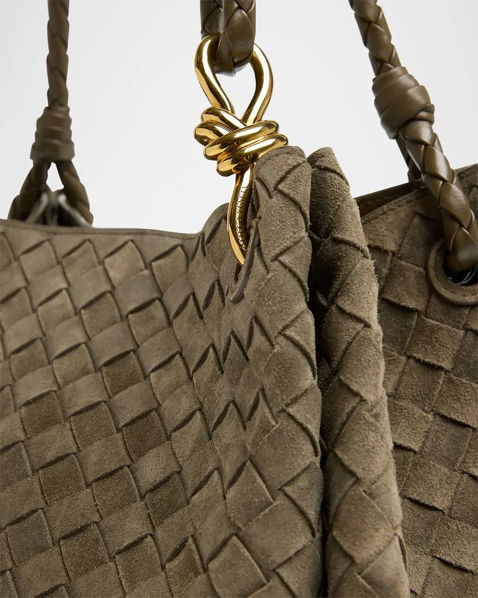 Bottega Veneta Large Parachute Suede Shoulder Bag | Thumbnail 5 Bottega Veneta Large Parachute Suede Shoulder Bag | Thumbnail 5