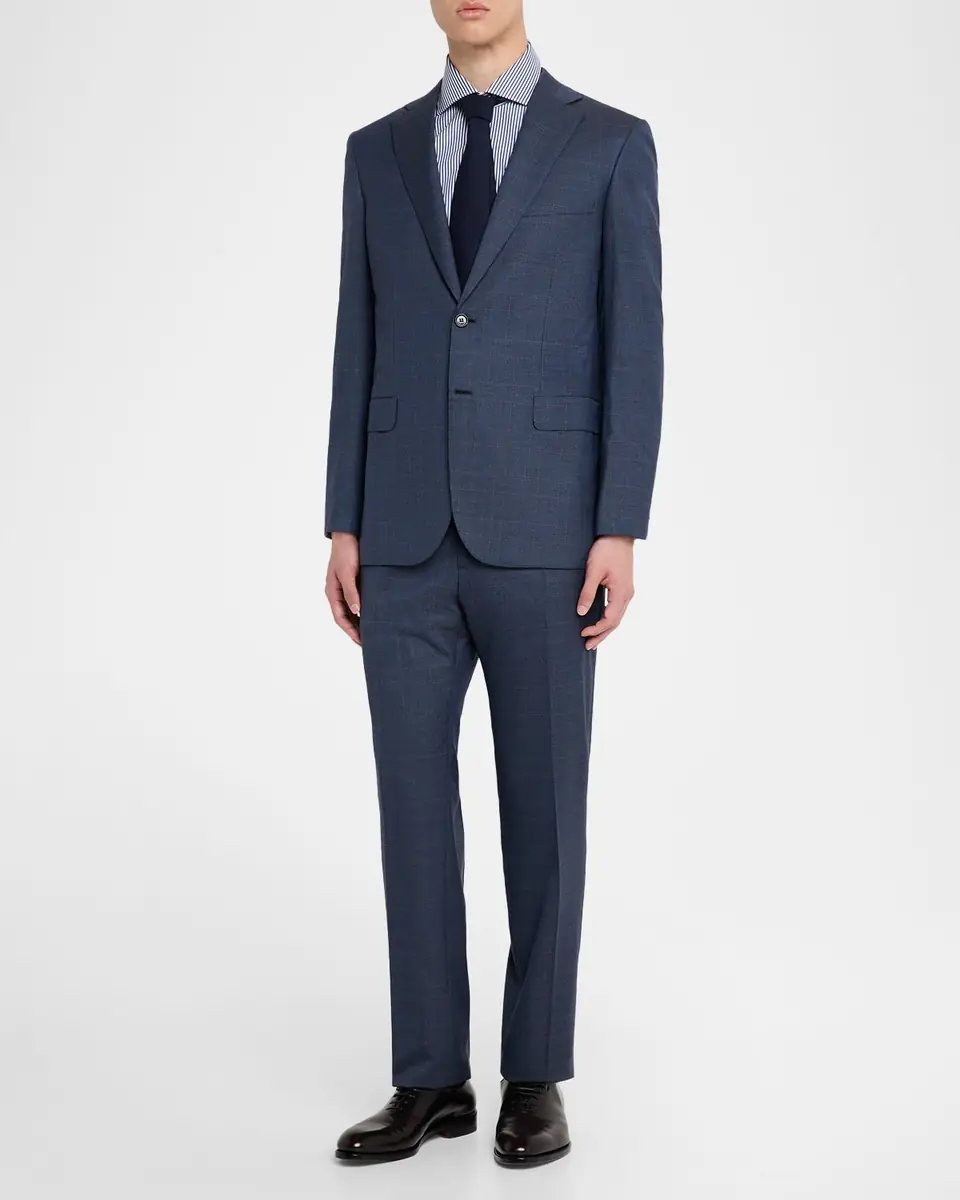 Brioni Men's Wool Plaid Two-Piece Suit | Thumbnail 2