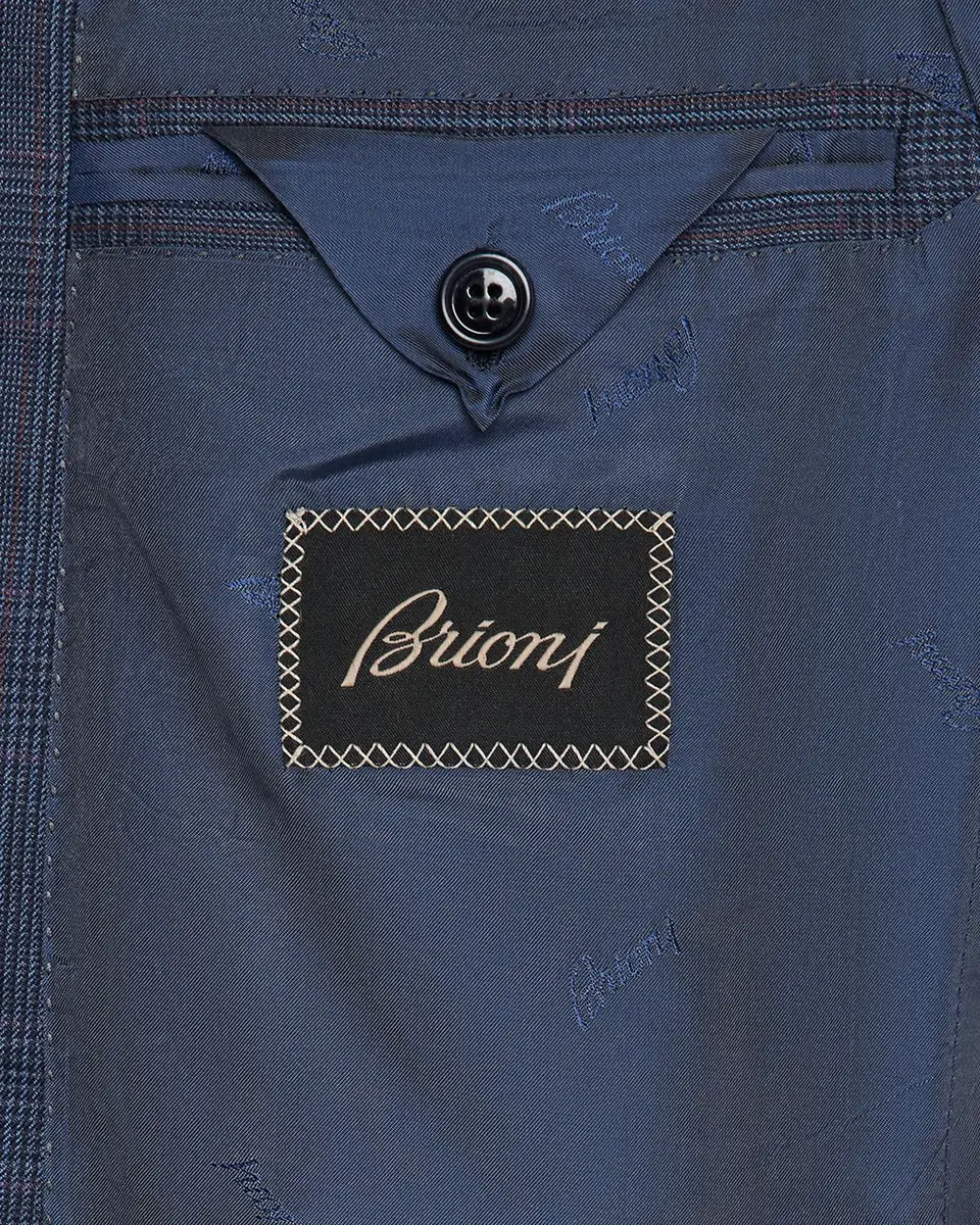 Brioni Men's Wool Plaid Two-Piece Suit | Thumbnail 7