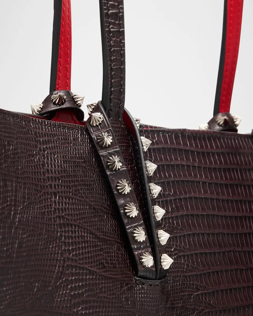 Christian Louboutin Cabata Small Tote Bag in Lizard-Embossed Leather | Thumbnail 7 Christian Louboutin Cabata Small Tote Bag in Lizard-Embossed Leather | Thumbnail 7