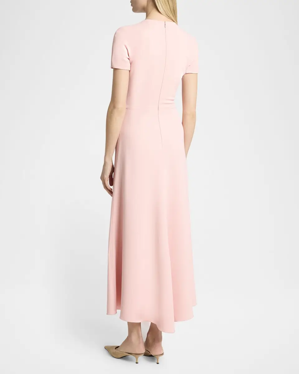 Victoria Beckham Gathered T-Shirt Midi Dress | Thumbnail 2 Victoria Beckham Gathered T-Shirt Midi Dress | Thumbnail 2