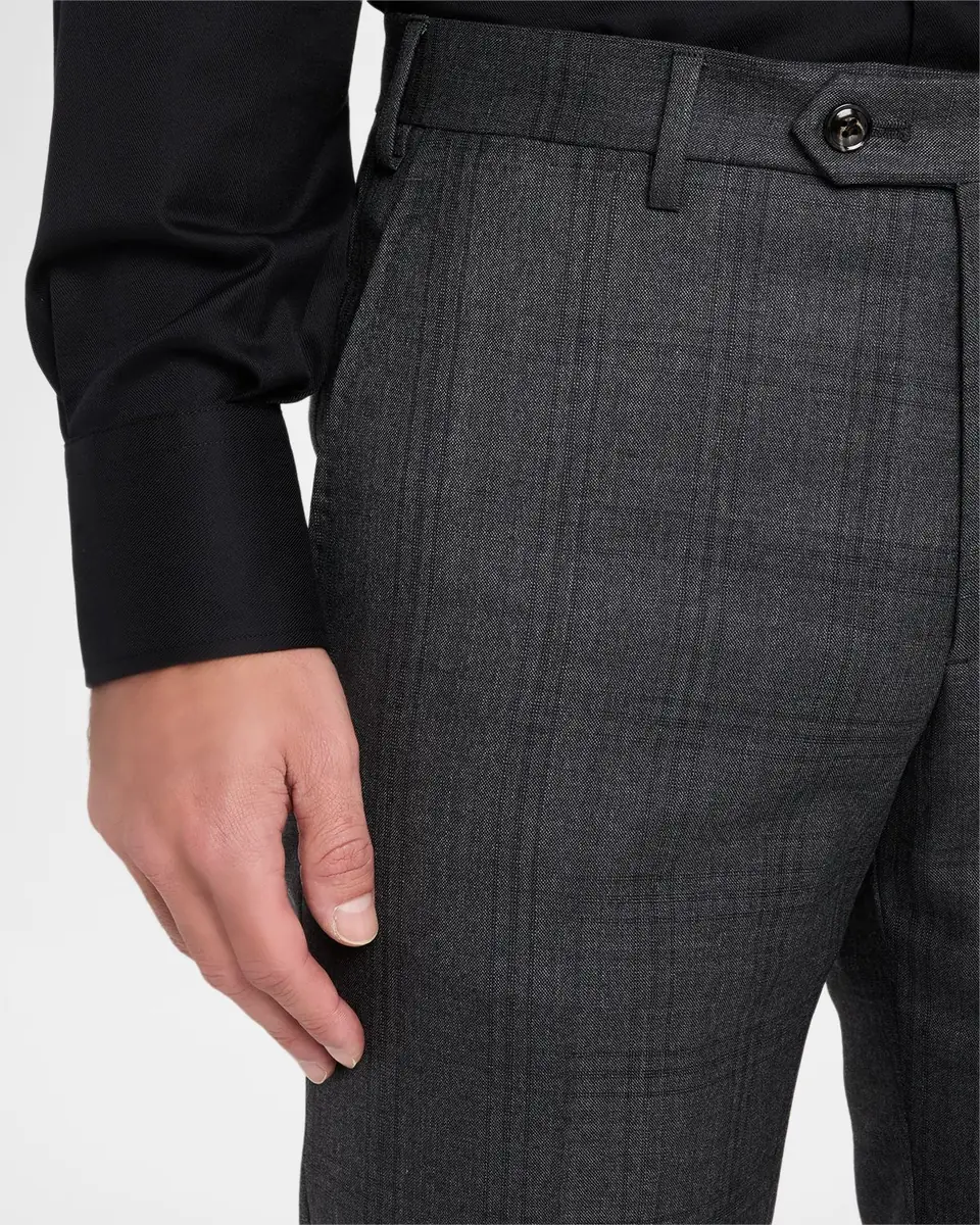 Giorgio Armani Men's Subtle Tonal Plaid Two-Piece Suit | Thumbnail 10 Giorgio Armani Men's Subtle Tonal Plaid Two-Piece Suit | Thumbnail 10