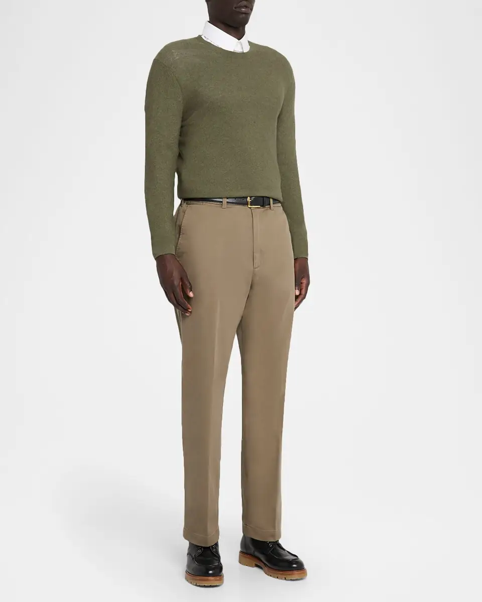 dunhill Men's Cotton Twill Straight-Fit Chino Pants | Thumbnail 2 dunhill Men's Cotton Twill Straight-Fit Chino Pants | Thumbnail 2