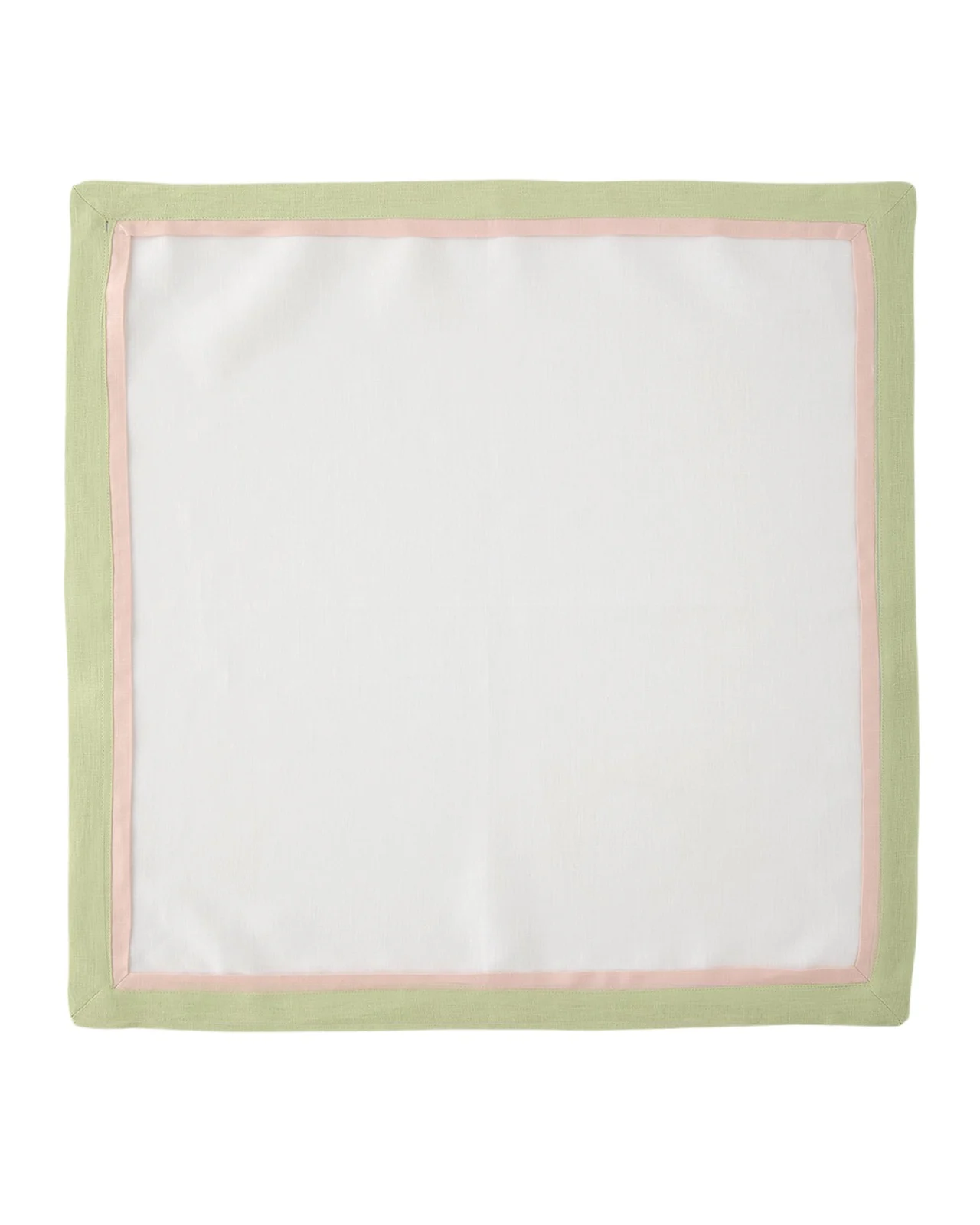 Deborah Rhodes Tailored Border Napkins, Set of 4