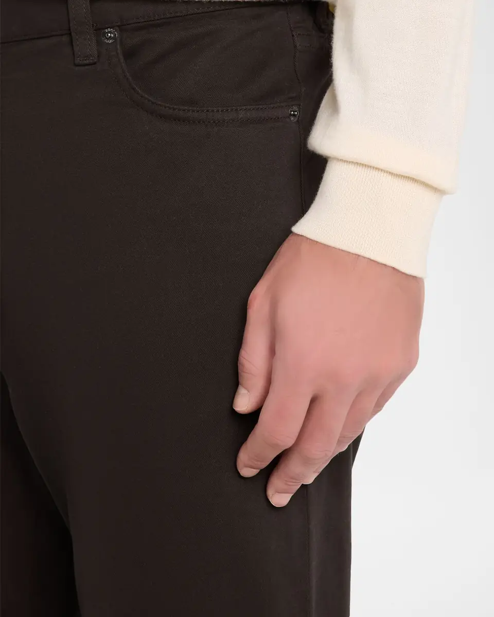 ZEGNA Men's Stretch Gabardine Straight-Leg Jeans | Thumbnail 4 ZEGNA Men's Stretch Gabardine Straight-Leg Jeans | Thumbnail 4