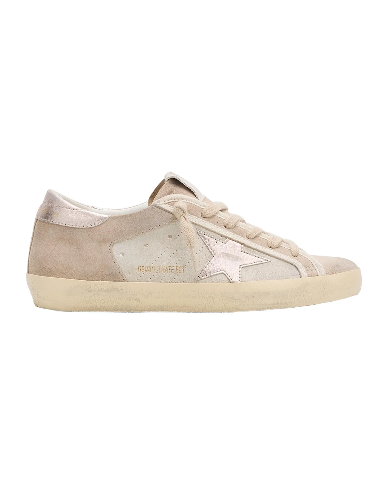 Super-Star Mixed Leather Low-Top Sneakers