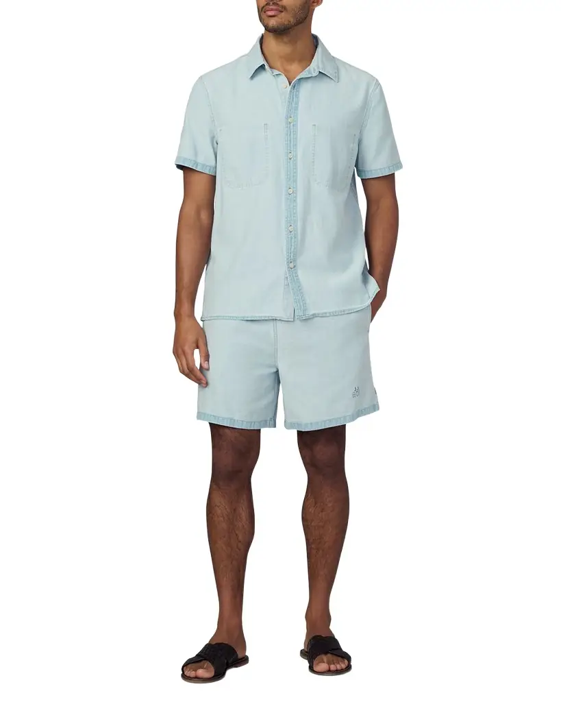 Joe's Jeans Men's Reverse Chambray Drawstring Shorts | Image 1 Joe's Jeans Men's Reverse Chambray Drawstring Shorts | Image 1