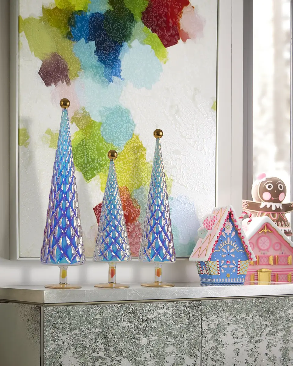Glitterville Opalescence 19" Glass Tree, Small | Thumbnail 2 Glitterville Opalescence 19" Glass Tree, Small | Thumbnail 2