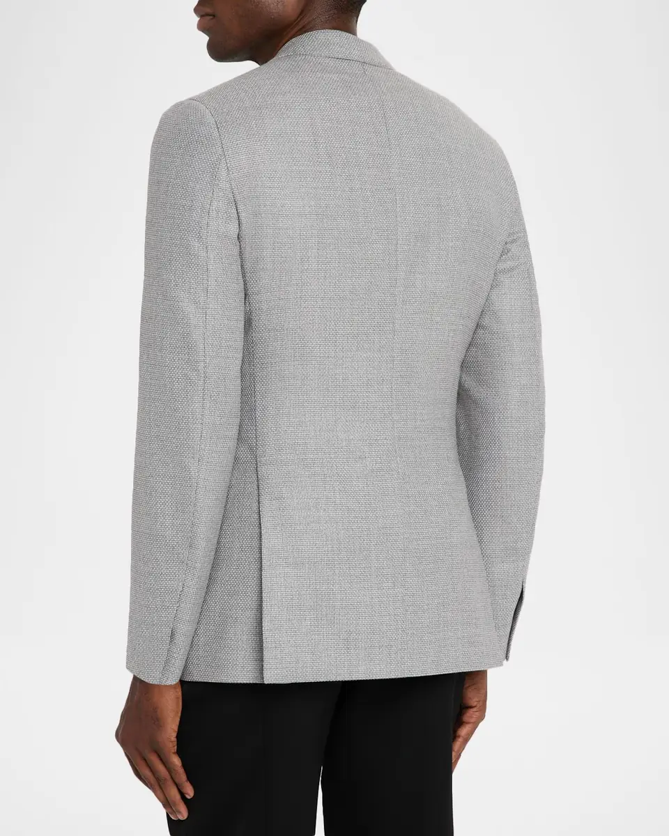 Brioni Men's Wool Hopsack Single-Breasted Blazer | Thumbnail 3