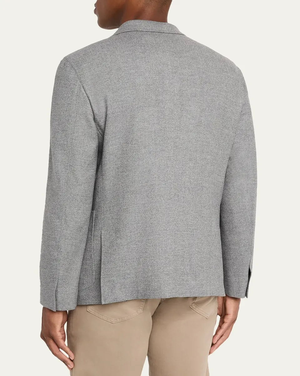 Zegna Men's Mélange Trofeo Cashmere Sport Coat | Thumbnail 7