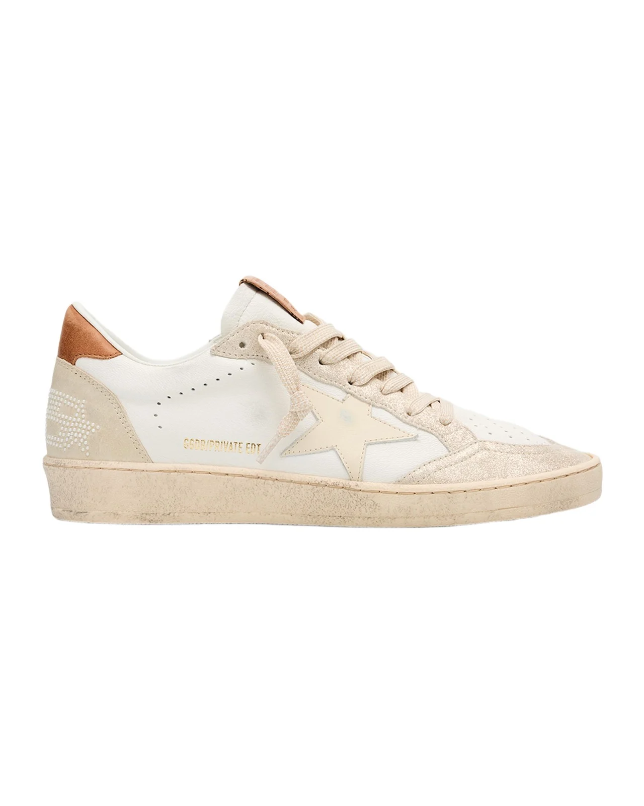 Ball Star Pearly Glitter Low-Top Sneakers Ball Star Pearly Glitter Low-Top Sneakers