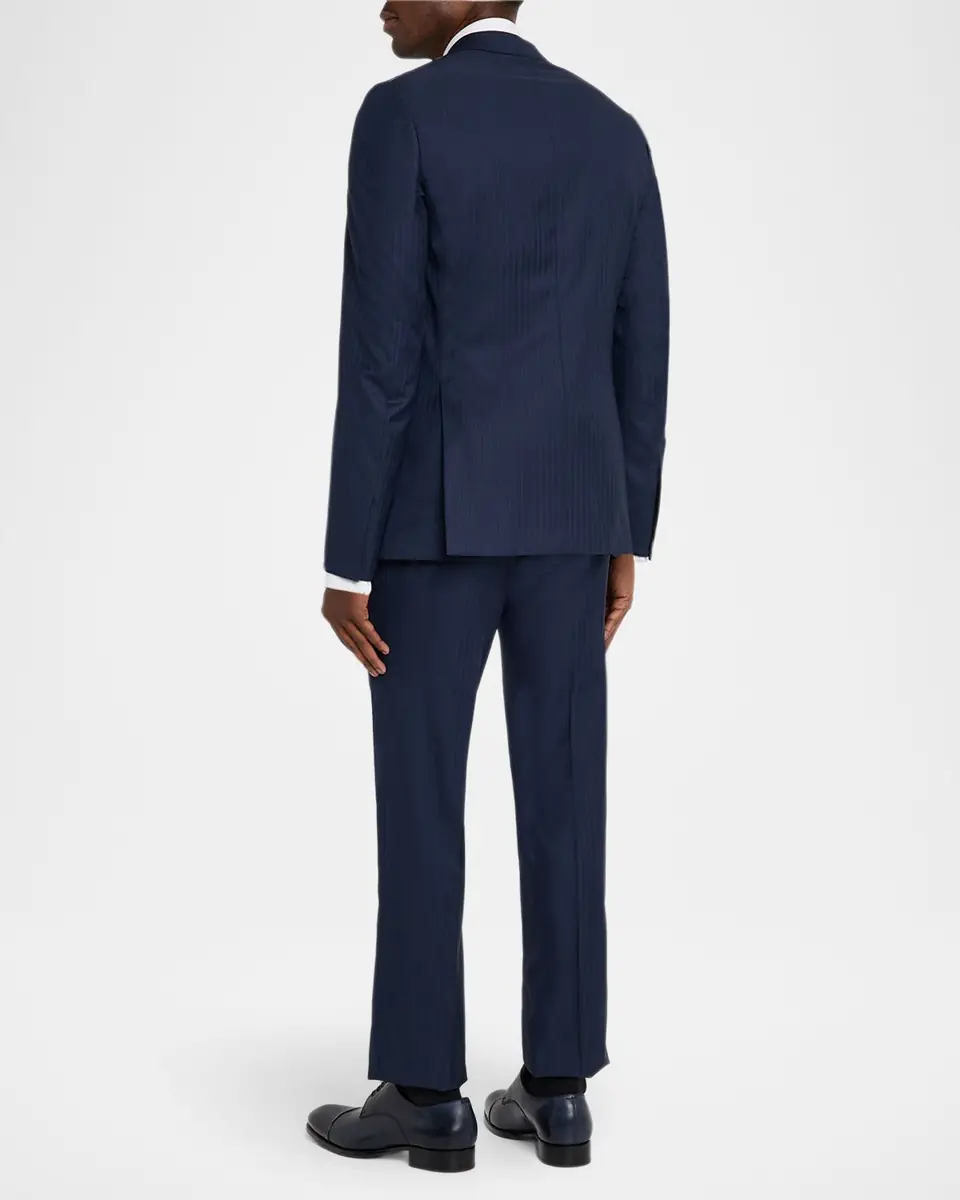 Brioni Men's Tonal Striped Wool Two-Piece Suit | Thumbnail 3 Brioni Men's Tonal Striped Wool Two-Piece Suit | Thumbnail 3
