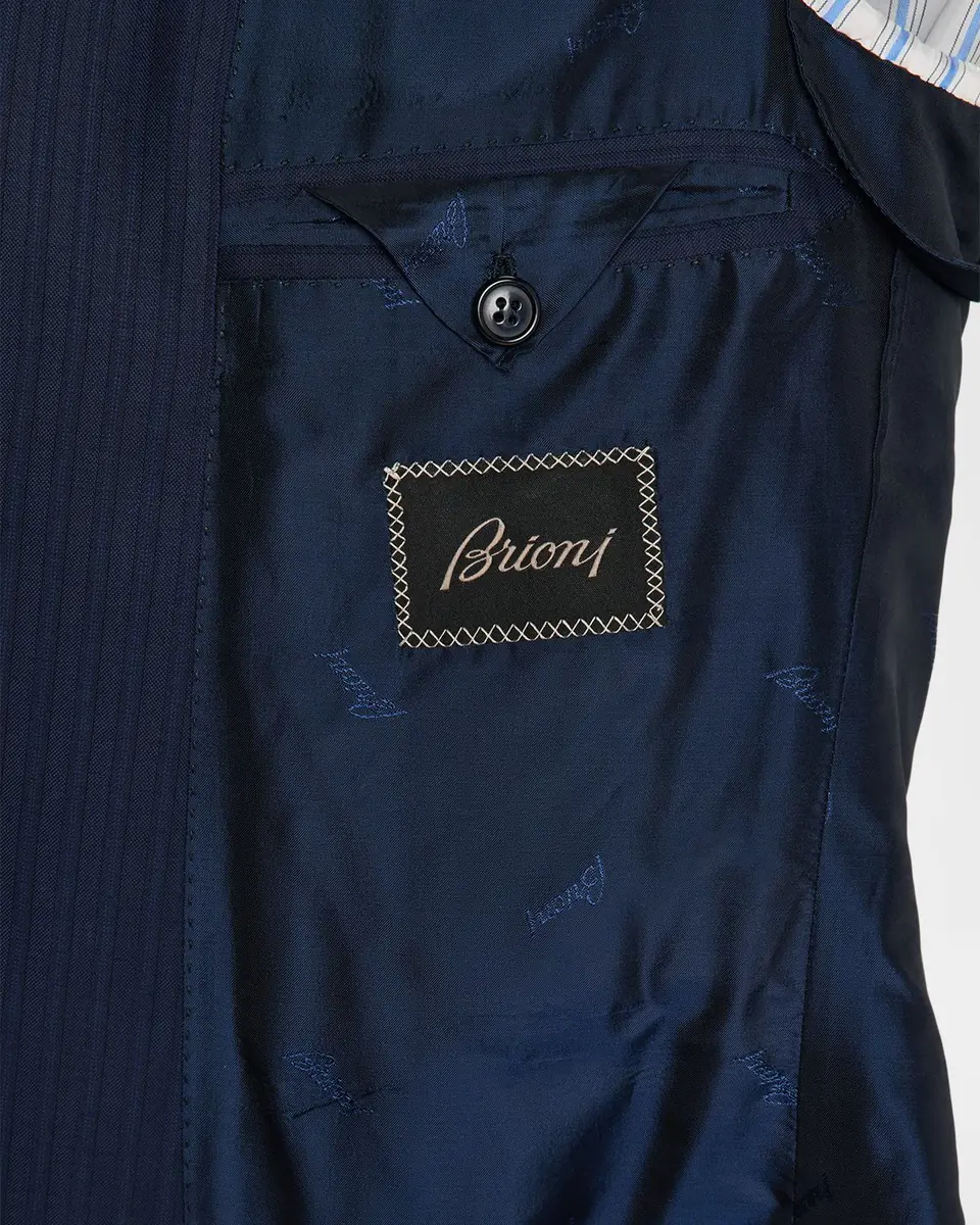 Brioni Men's Tonal Striped Wool Two-Piece Suit | Thumbnail 7 Brioni Men's Tonal Striped Wool Two-Piece Suit | Thumbnail 7