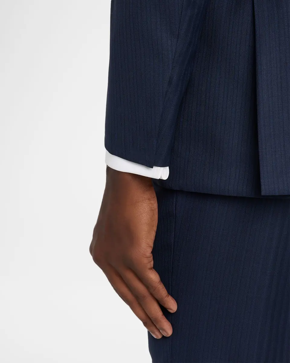 Brioni Men's Tonal Striped Wool Two-Piece Suit | Thumbnail 9 Brioni Men's Tonal Striped Wool Two-Piece Suit | Thumbnail 9