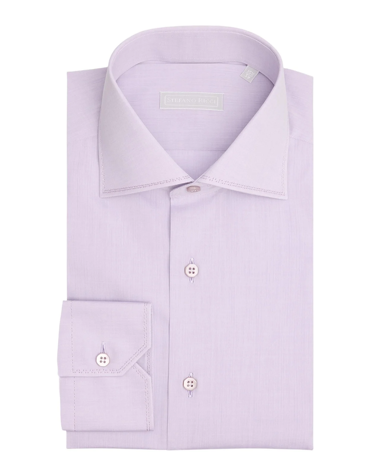 Stefano Ricci Men's Solid Cotton Dress Shirt